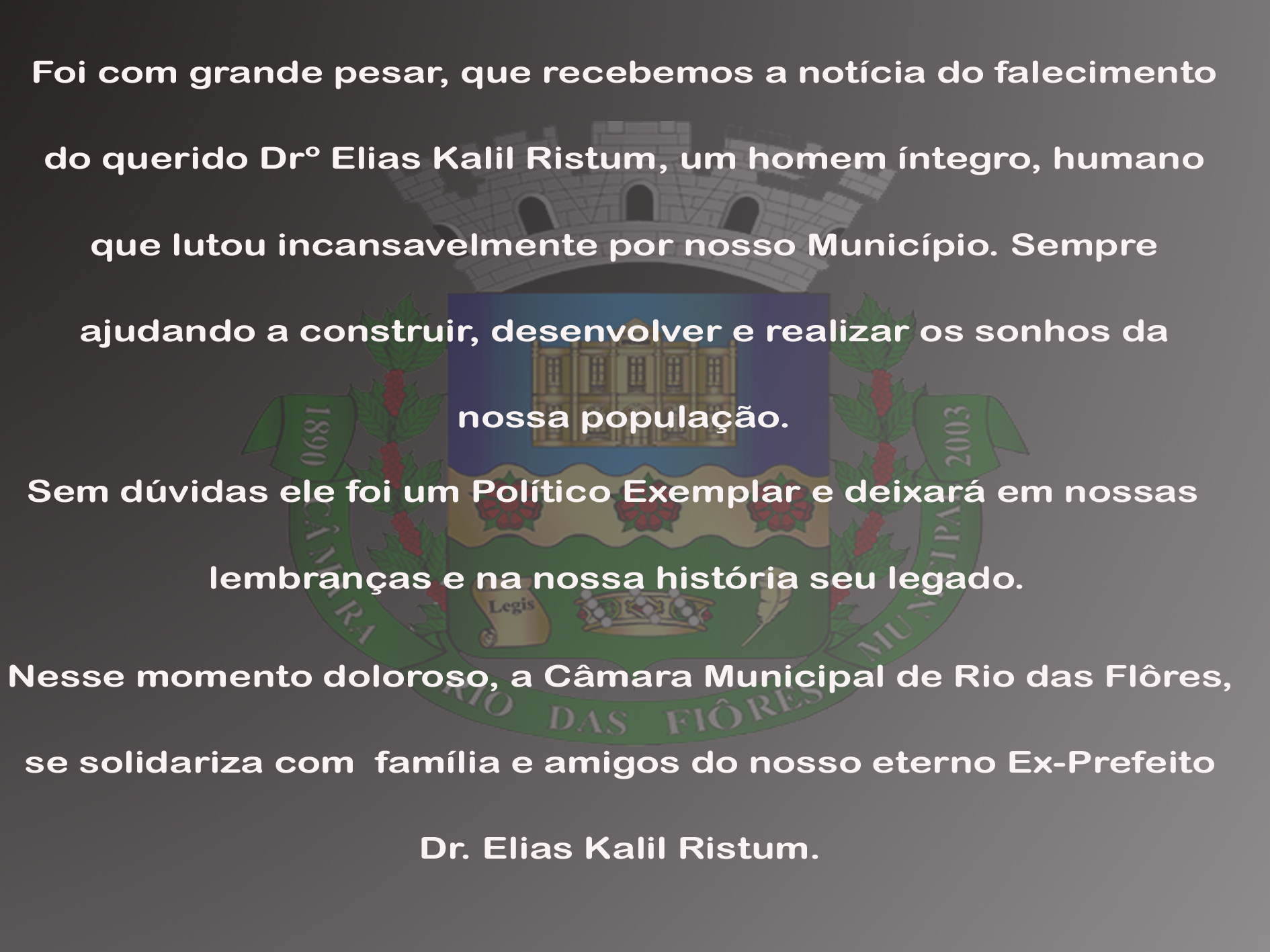 Nota de Pesar