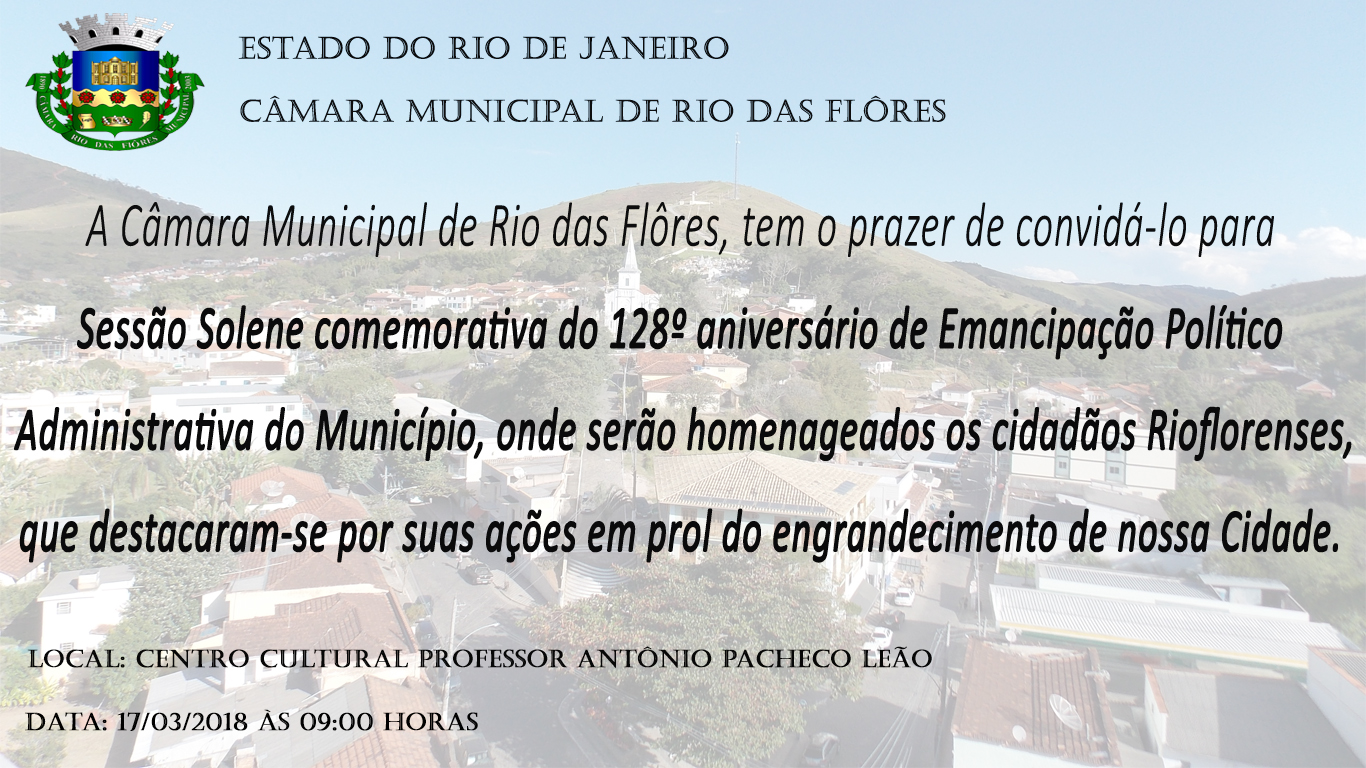 Convite Sessão Solene