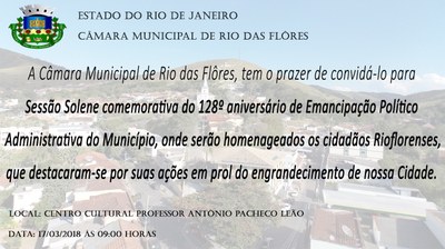 Convite Sessão Solene