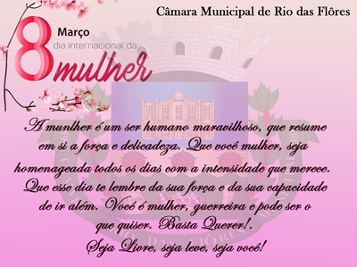 Homenagem dia da mulher 2023