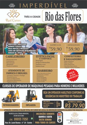 Tabela de Cursos