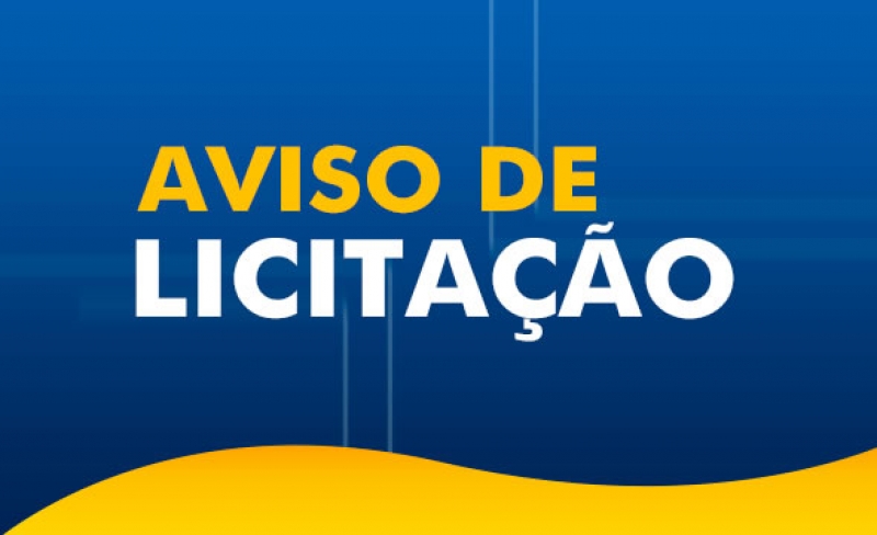 Aviso de Licitação