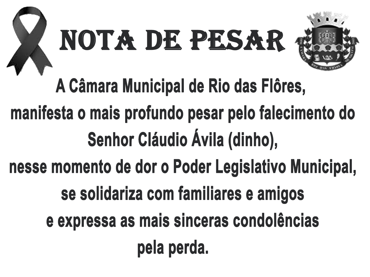 Nota de Pesar